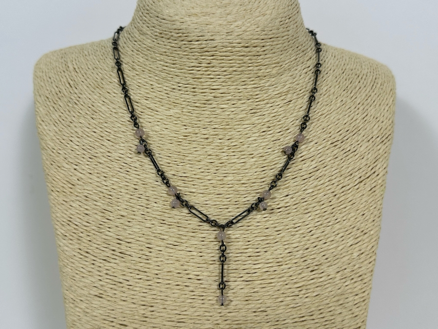 Four Sterling Silver Necklaces 22.4g [Photo 10]