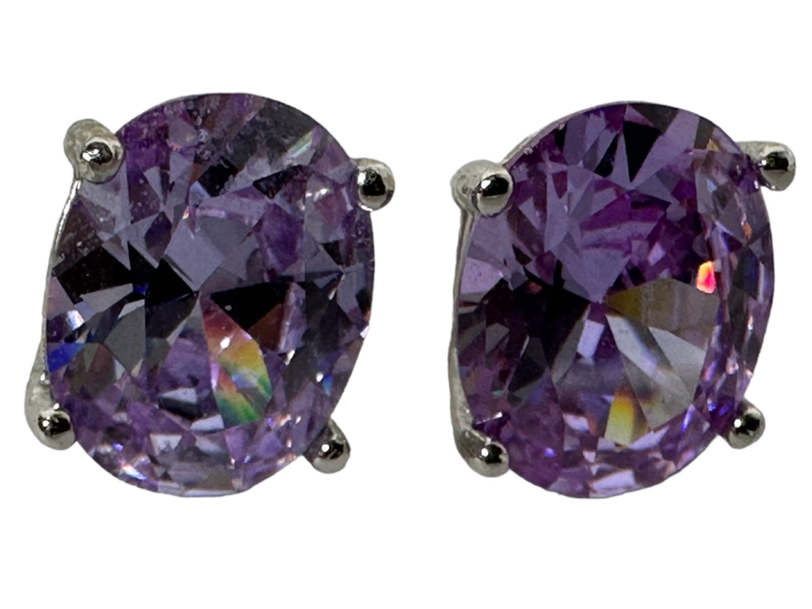 Four Pairs Of Sterling Silver Earrings 15.7g [Photo 4]