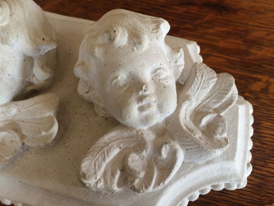 White Cherub Wall Plaque [Photo 5]