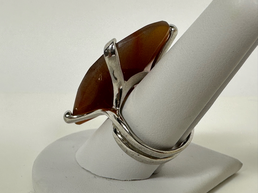 Sterling Silver Ring Size 9 16.5g [Photo 6]