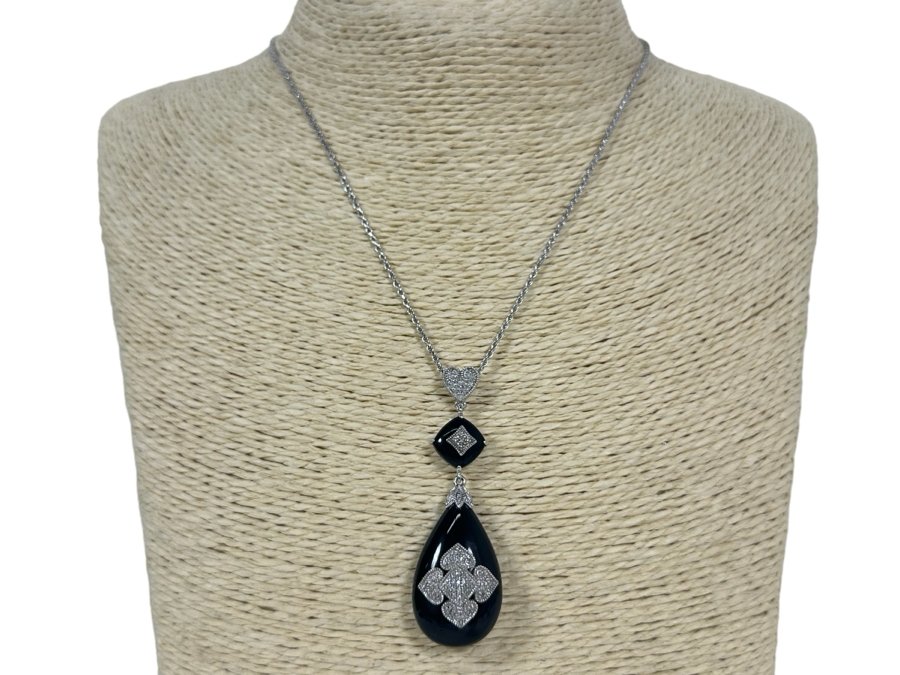 Sterling Silver Pendant With Sterling Silver 16' Necklace 15.3g [Photo 3]