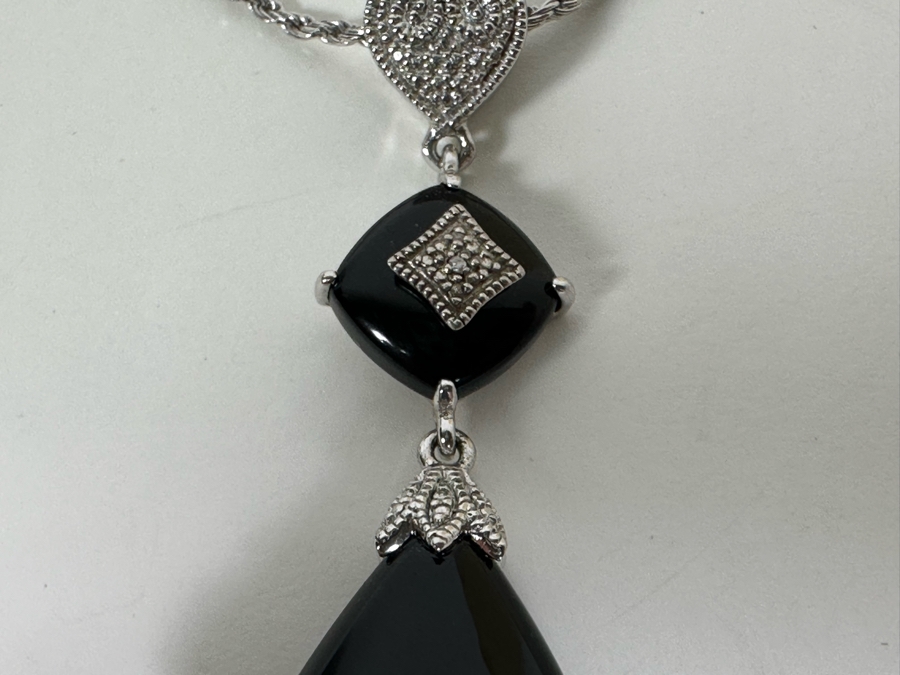 Sterling Silver Pendant With Sterling Silver 16' Necklace 15.3g [Photo 8]