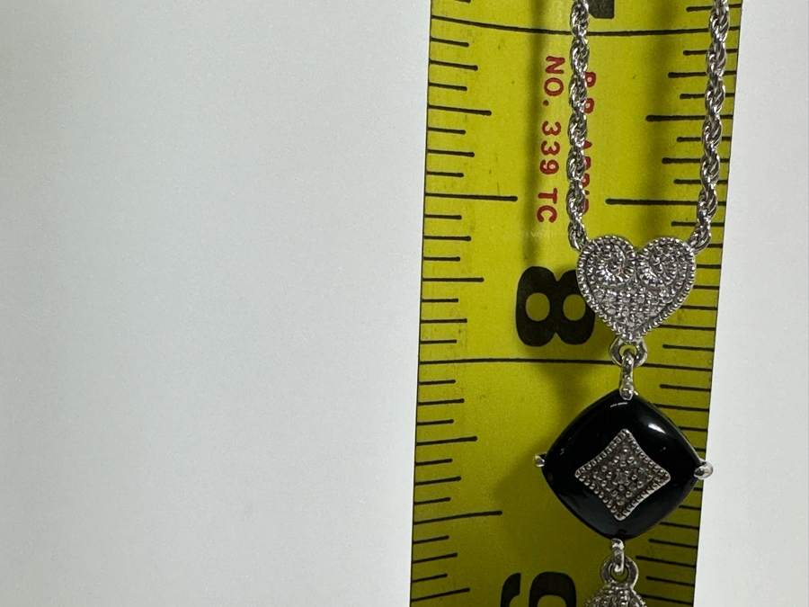 Sterling Silver Pendant With Sterling Silver 16' Necklace 15.3g [Photo 10]