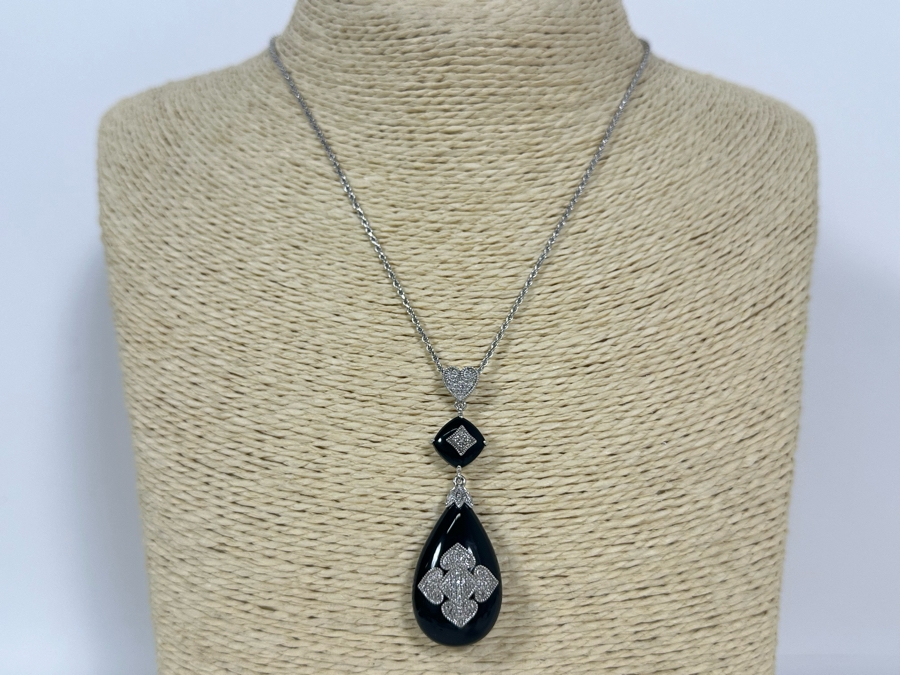 Sterling Silver Pendant With Sterling Silver 16' Necklace 15.3g [Photo 4]