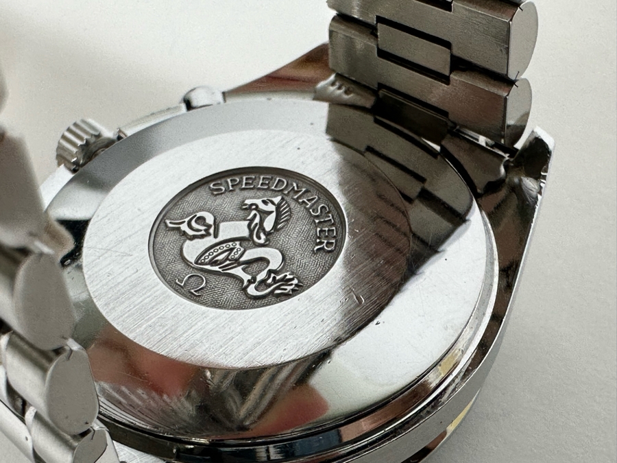 Omega Speedmaster Moonwatch Automatic Wrist Watch With Original Omega Metal Strap Estimate $3,000-$6,000 [Photo 9]
