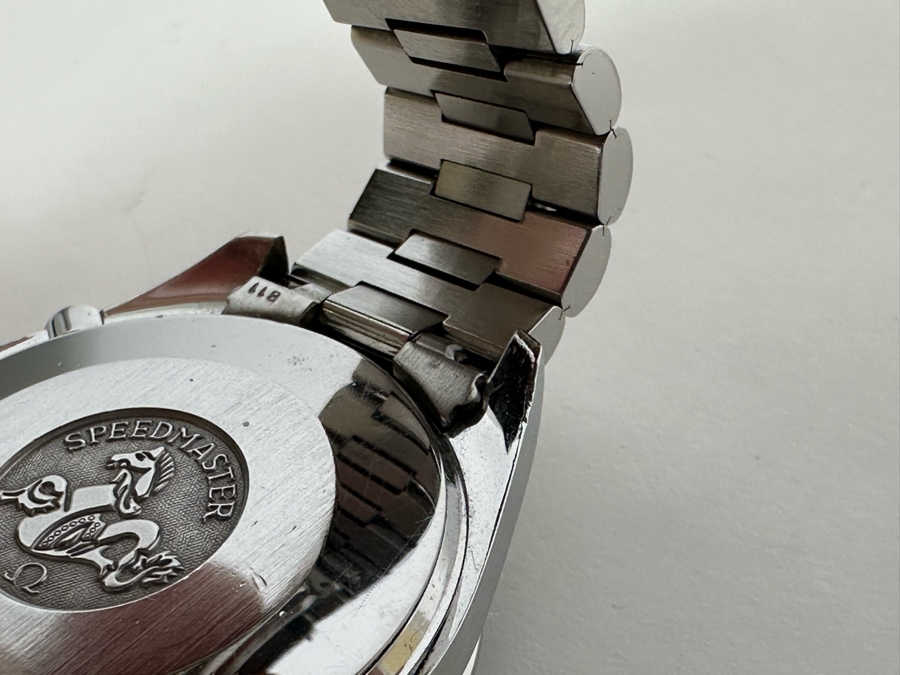 Omega Speedmaster Moonwatch Automatic Wrist Watch With Original Omega Metal Strap Estimate $3,000-$6,000 [Photo 10]