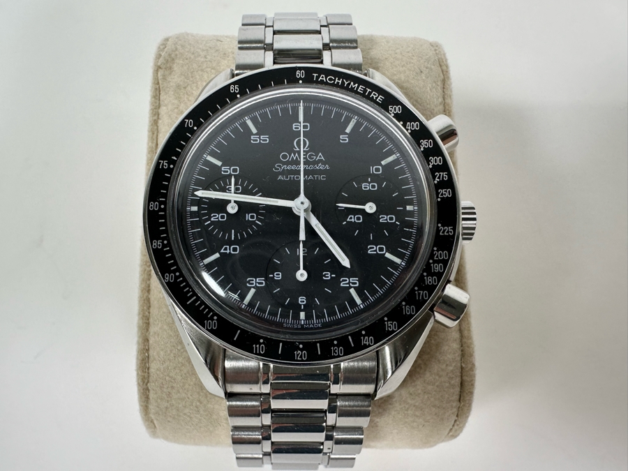Omega Speedmaster Moonwatch Automatic Wrist Watch With Original Omega Metal Strap Estimate $3,000-$6,000 [Photo 3]