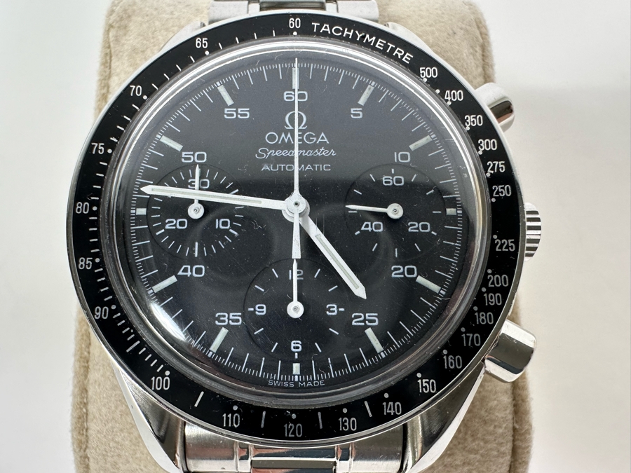 Omega Speedmaster Moonwatch Automatic Wrist Watch With Original Omega Metal Strap Estimate $3,000-$6,000 [Photo 4]