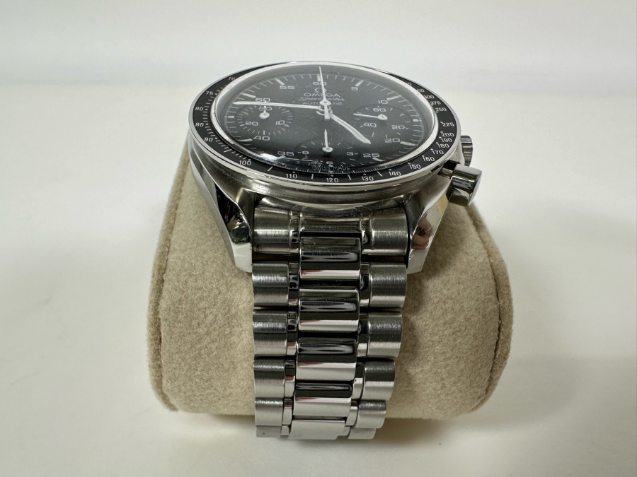 Omega Speedmaster Moonwatch Automatic Wrist Watch With Original Omega Metal Strap Estimate $3,000-$6,000 [Photo 7]