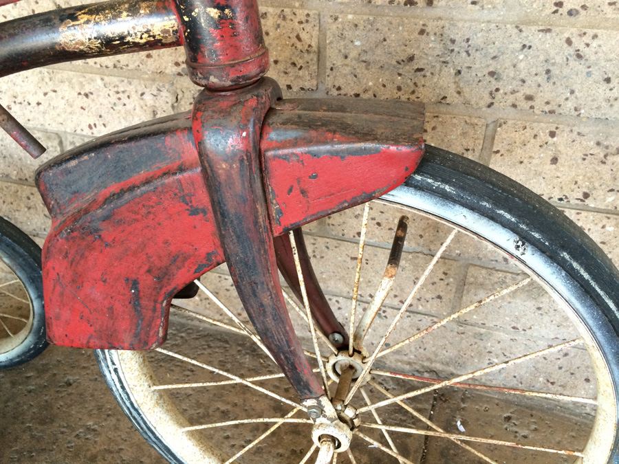 Vintage Red Tricycle   5510 Y4mh 