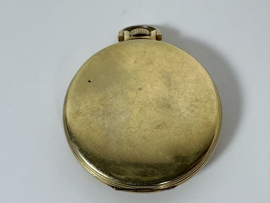 Vintage Hamilton Pocket Watch 14K Gold Filled Case 17 Jewels 917 Movement Working [Photo 5]