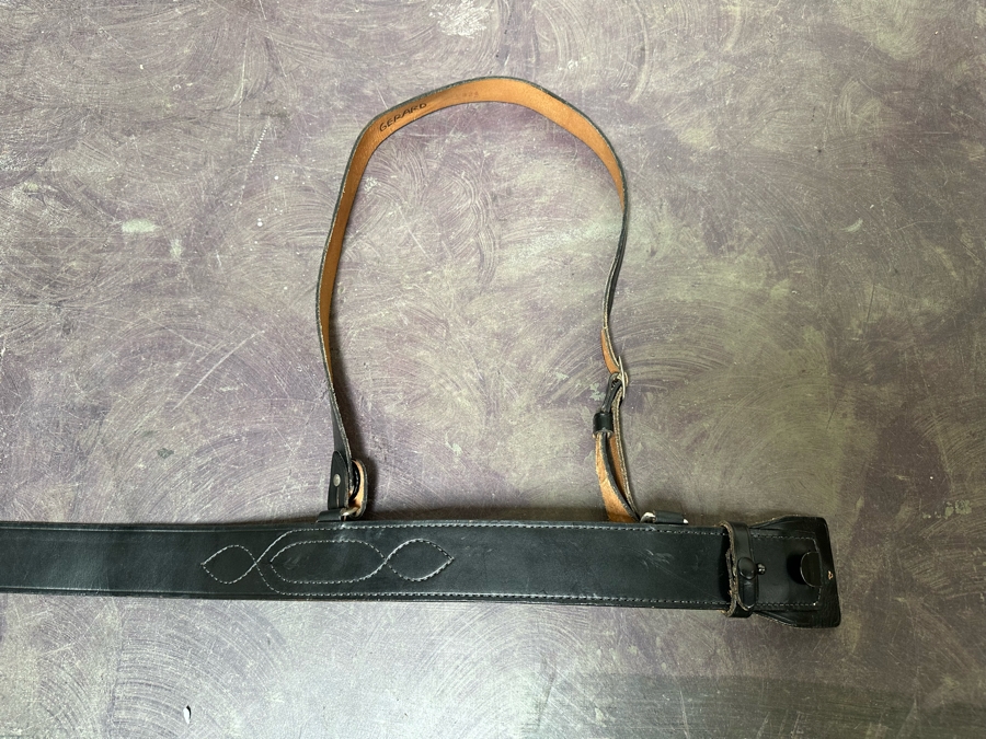 Collection Of Leather Belts And Holsters Along With A Case Pocket Knife [Photo 8]