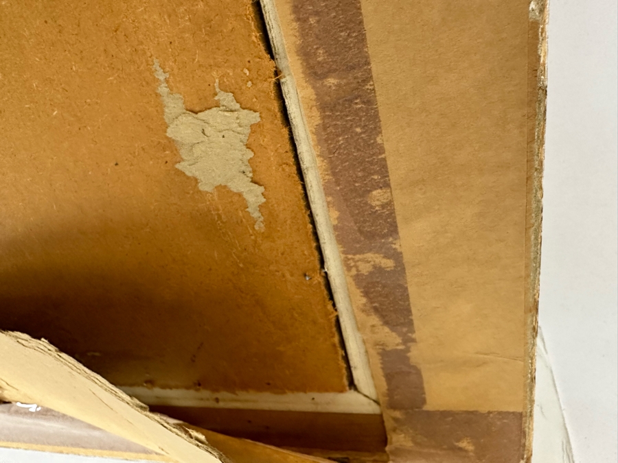 Vintage Original European Painting 30 X 20 Framed 37 X 27 [Photo 13]