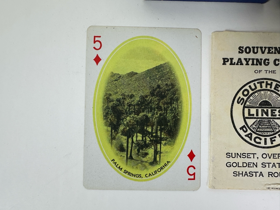 Vintage Southern Pacific Lines California Railroad Playing Cards [Photo 7]