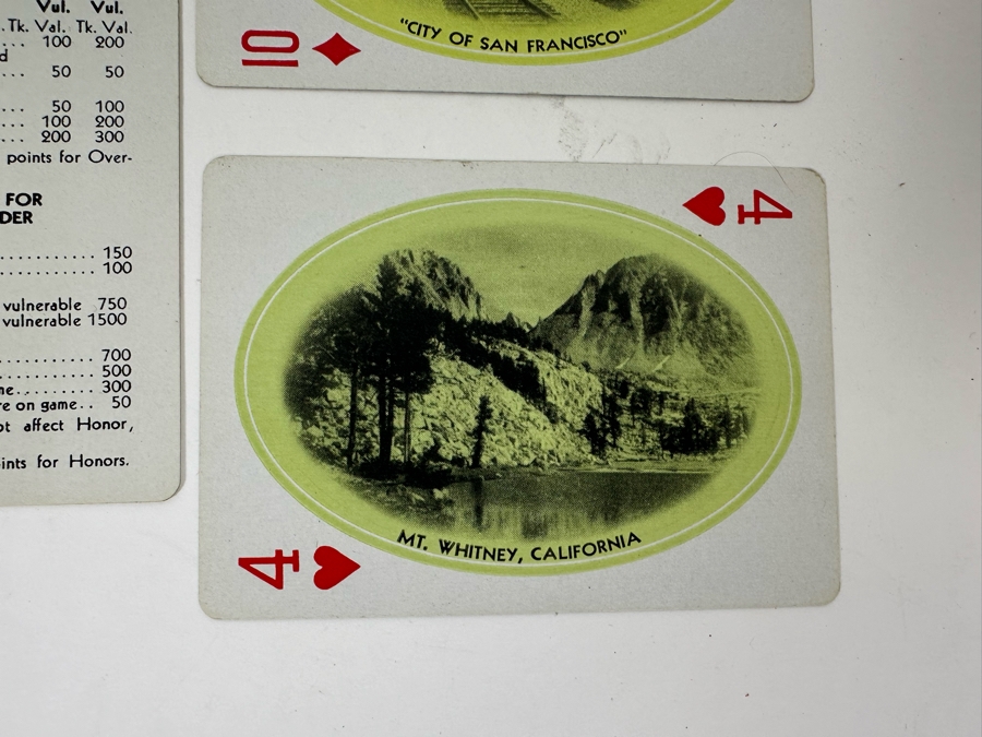 Vintage Southern Pacific Lines California Railroad Playing Cards [Photo 5]