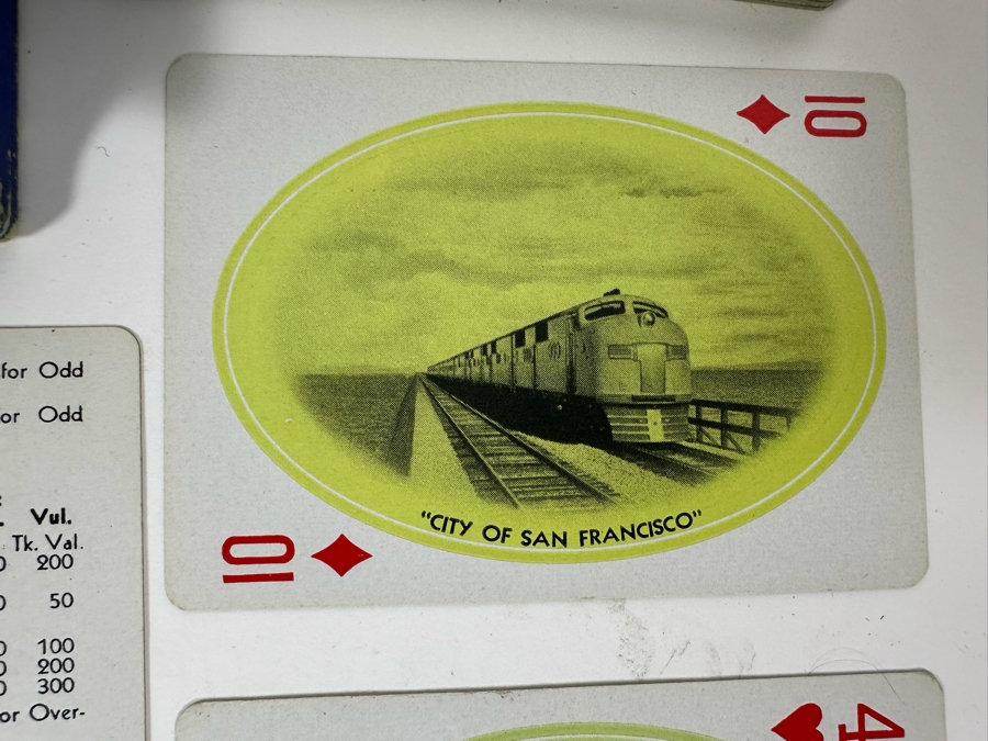 Vintage Southern Pacific Lines California Railroad Playing Cards [Photo 4]