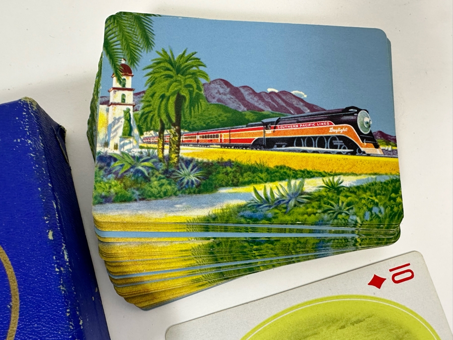 Vintage Southern Pacific Lines California Railroad Playing Cards [Photo 3]