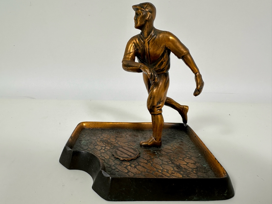 Vintage Metal National Baseball Museum And Hall Of Fame Cooperstown, NY Figurine 4.75W X 4.5H [Photo 2]