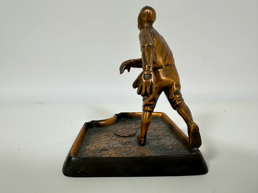 Vintage Metal National Baseball Museum And Hall Of Fame Cooperstown, NY Figurine 4.75W X 4.5H [Photo 6]