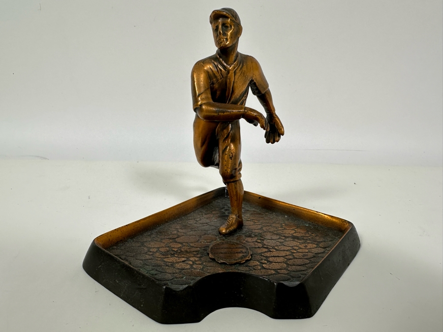 Vintage Metal National Baseball Museum And Hall Of Fame Cooperstown, NY Figurine 4.75W X 4.5H [Photo 4]