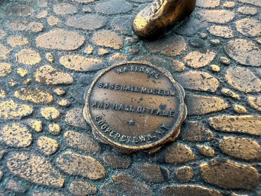 Vintage Metal National Baseball Museum And Hall Of Fame Cooperstown, NY Figurine 4.75W X 4.5H [Photo 5]