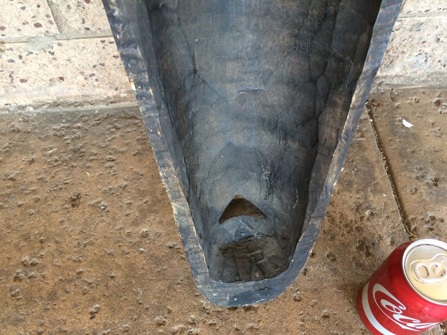 Vintage Hand Carved African Mask Ivory Coast [Photo 11]