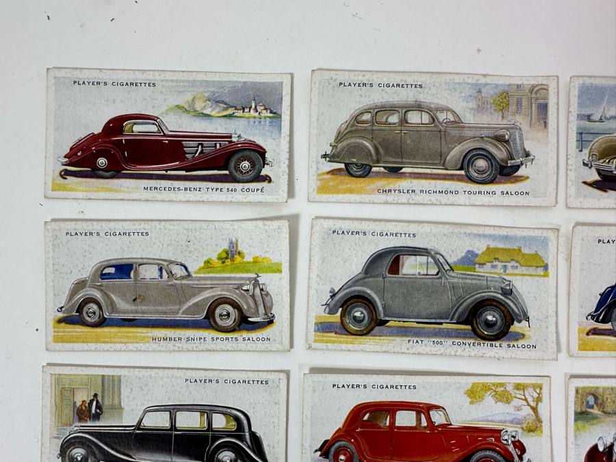 24 Vintage Player's Cigarettes Motor Cars Cigarette Cards John Player & Sons English [Photo 5]