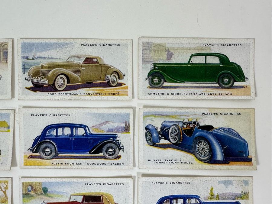 24 Vintage Player's Cigarettes Motor Cars Cigarette Cards John Player & Sons English [Photo 4]