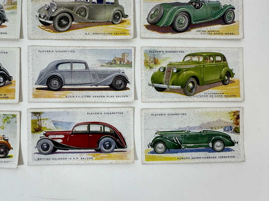 24 Vintage Player's Cigarettes Motor Cars Cigarette Cards John Player & Sons English [Photo 8]