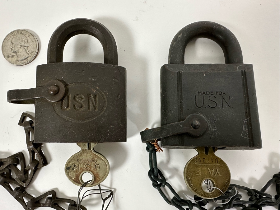 Pair Of Vintage USN Padlocks [Photo 2]