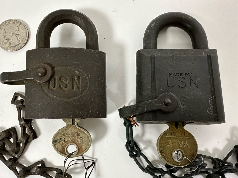 Pair Of Vintage USN Padlocks [Photo 4]