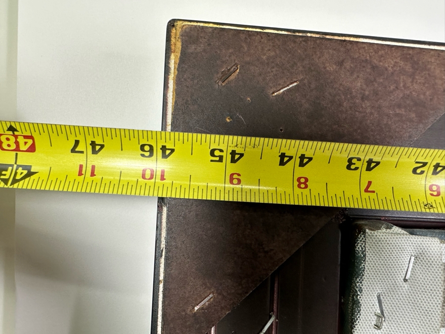 Large Original Wharf City Skyline Painting On Canvas 40 X 28 Framed 46 X 36 [Photo 17]