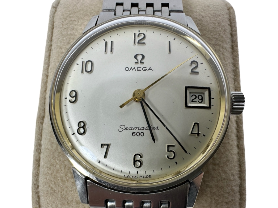 Vintage Men's Omega Seamaster 600 Wrist Watch With Original Omega Watch Band [Photo 1]