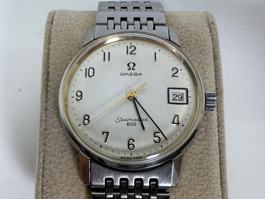 Vintage Men's Omega Seamaster 600 Wrist Watch With Original Omega Watch Band [Photo 11]