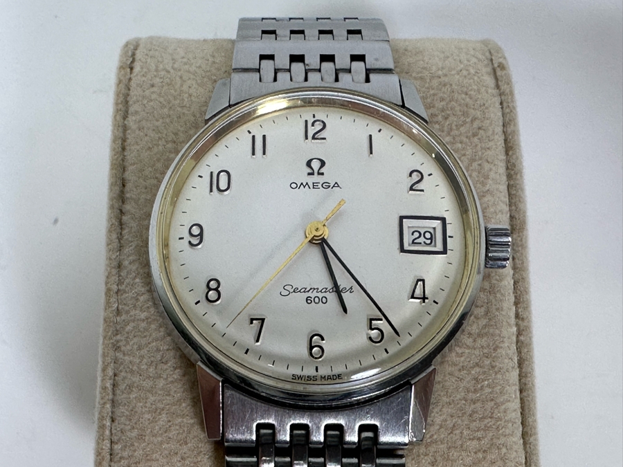 Vintage Men's Omega Seamaster 600 Wrist Watch With Original Omega Watch Band [Photo 10]