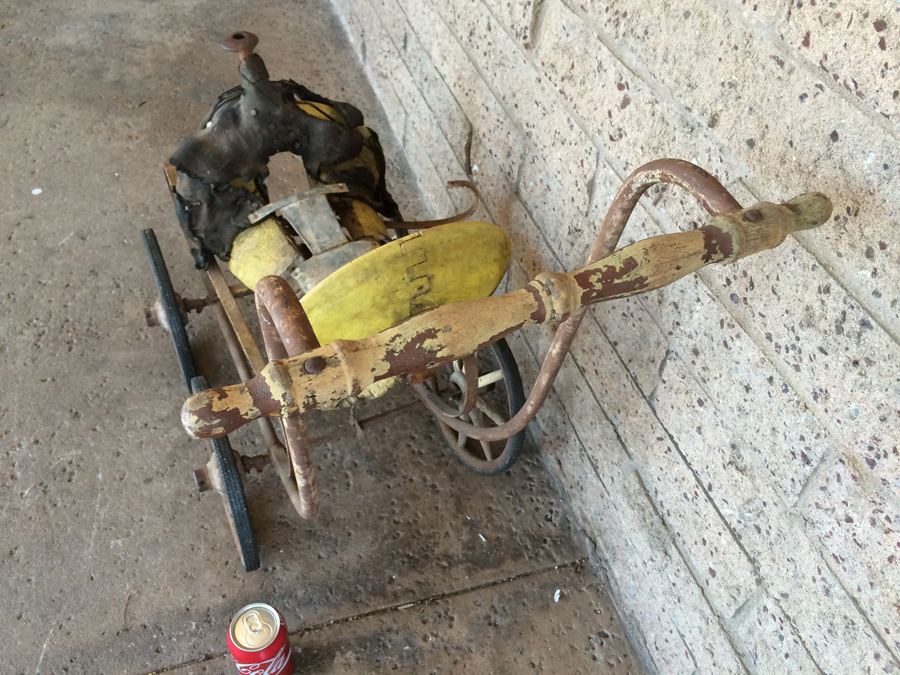 Vintage Child's Stroller Horse Saddle for Restoration or Display [Photo 9]