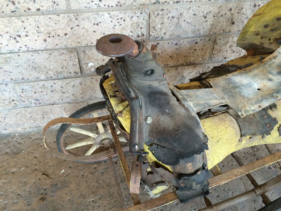 Vintage Child's Stroller Horse Saddle for Restoration or Display [Photo 5]