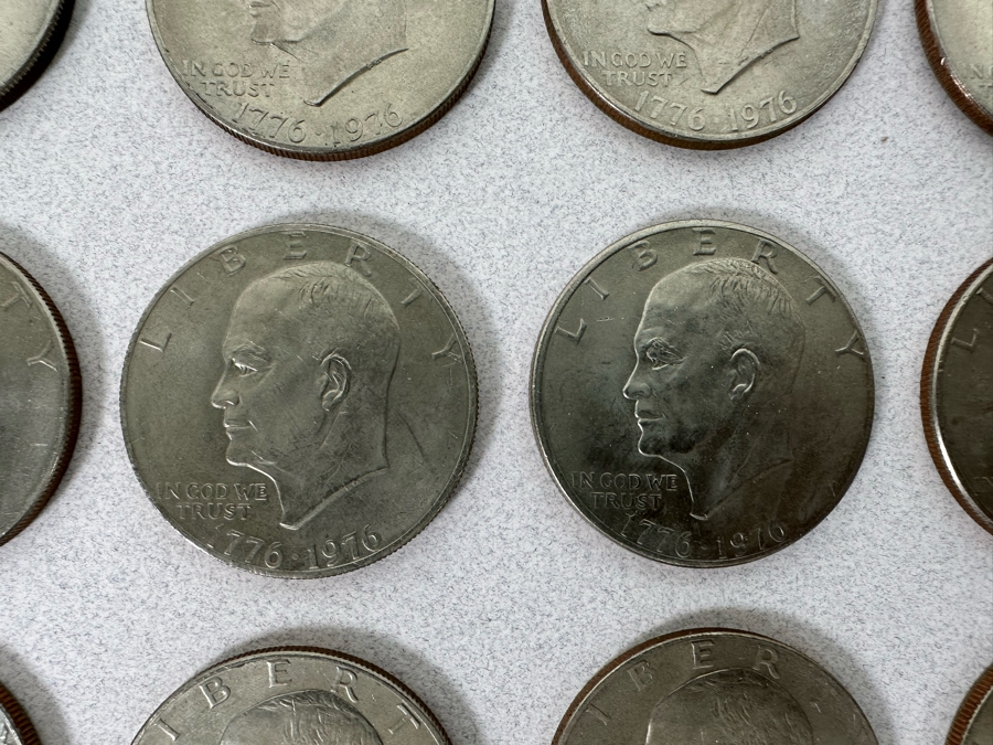 Coin Collection Featuring Susan B. Anthony Dollar Coins, Eisenhower Dollar Coins & Kenney Half Dollar Coins [Photo 7]