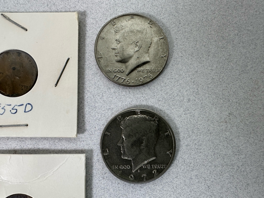 Coin Collection Featuring John F. Kennedy Half Dollars And Other US Coins [Photo 14]