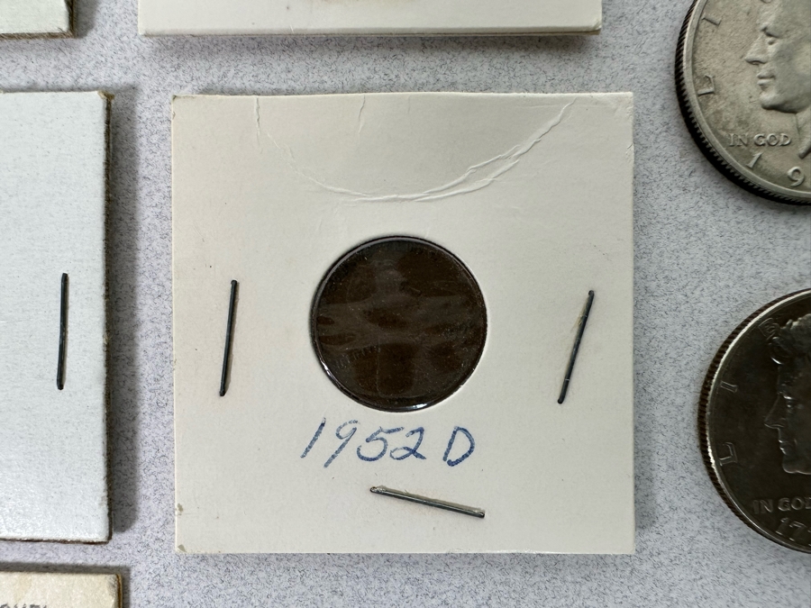Coin Collection Featuring John F. Kennedy Half Dollars And Other US Coins [Photo 8]
