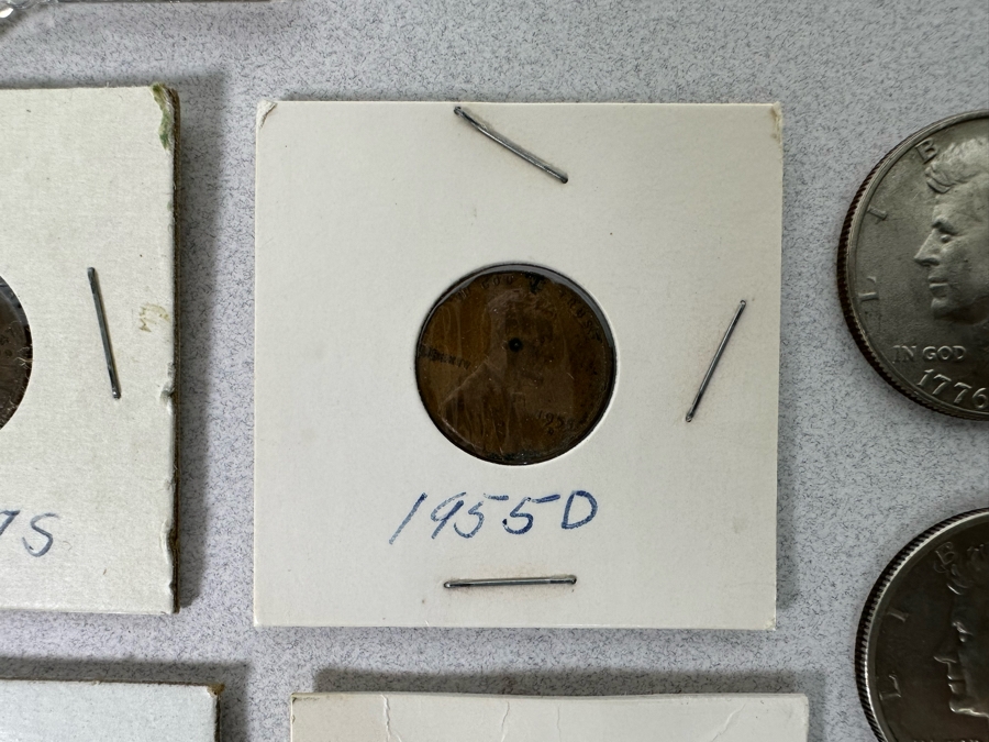 Coin Collection Featuring John F. Kennedy Half Dollars And Other US Coins [Photo 7]