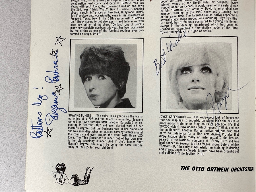 Signed Mid-Century Ceasars Palace Comedy Bottoms Up '69 Program [Photo 11]