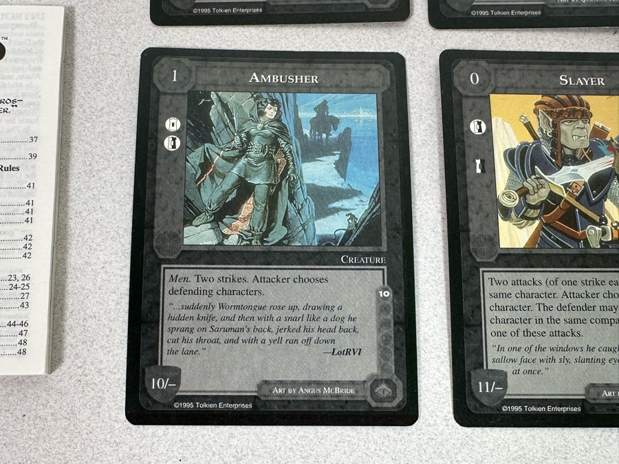 Limited Edition Middle Earth The Wizards J. R. R. Tolkien Cards Plus Rulebook [Photo 17]