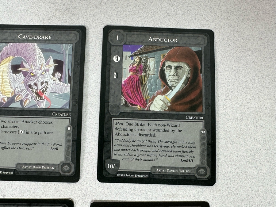 Limited Edition Middle Earth The Wizards J. R. R. Tolkien Cards Plus Rulebook [Photo 8]