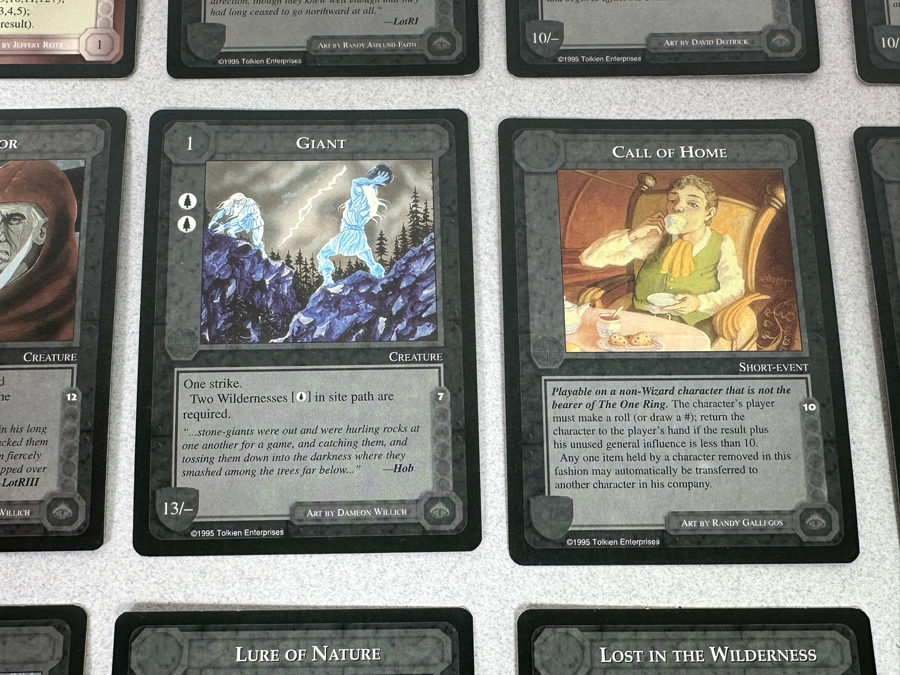 Limited Edition Middle Earth The Wizards J. R. R. Tolkien Cards Plus Rulebook [Photo 10]
