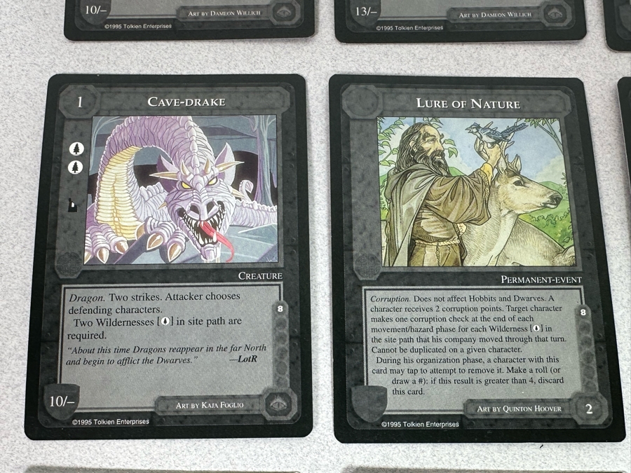 Limited Edition Middle Earth The Wizards J. R. R. Tolkien Cards Plus Rulebook [Photo 12]