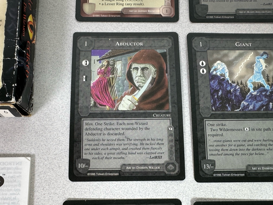 Limited Edition Middle Earth The Wizards J. R. R. Tolkien Cards Plus Rulebook [Photo 11]