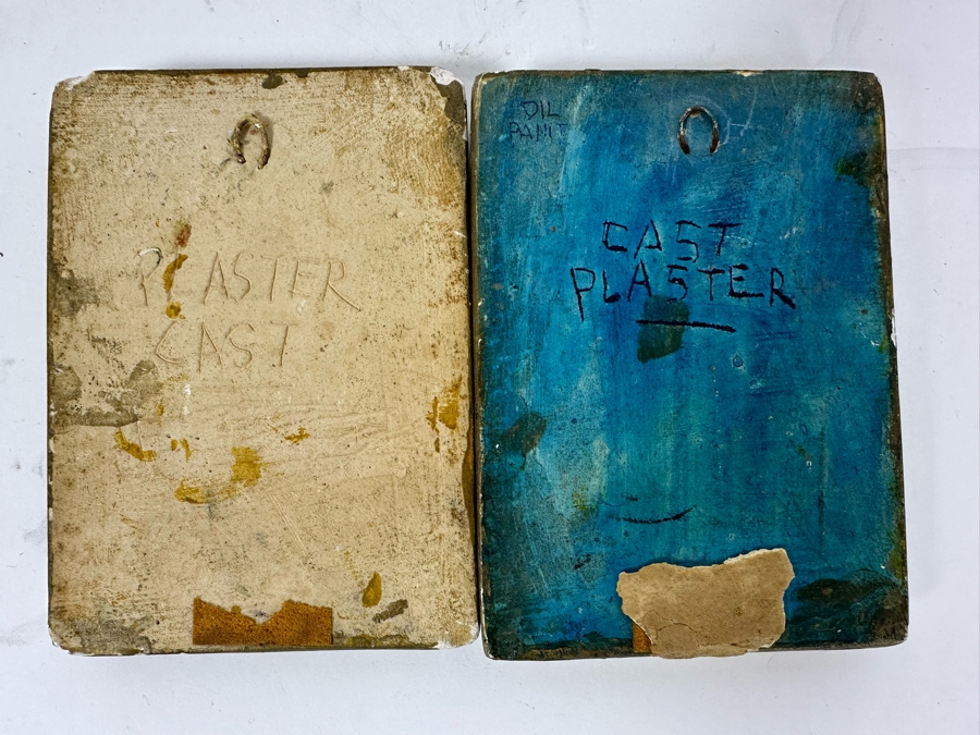 Pair Of Original Mid-Century Miniature Albert Tolf Owl Paintings Framed 3 X 4 [Photo 10]