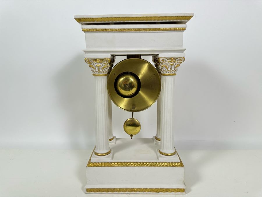 Vintage 1987 Franklin Mint Empress Josephine Clock Working 9W X 6D X 14.5H [Photo 8]