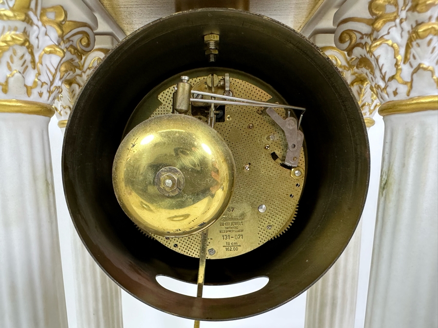 Vintage 1987 Franklin Mint Empress Josephine Clock Working 9W X 6D X 14.5H [Photo 16]